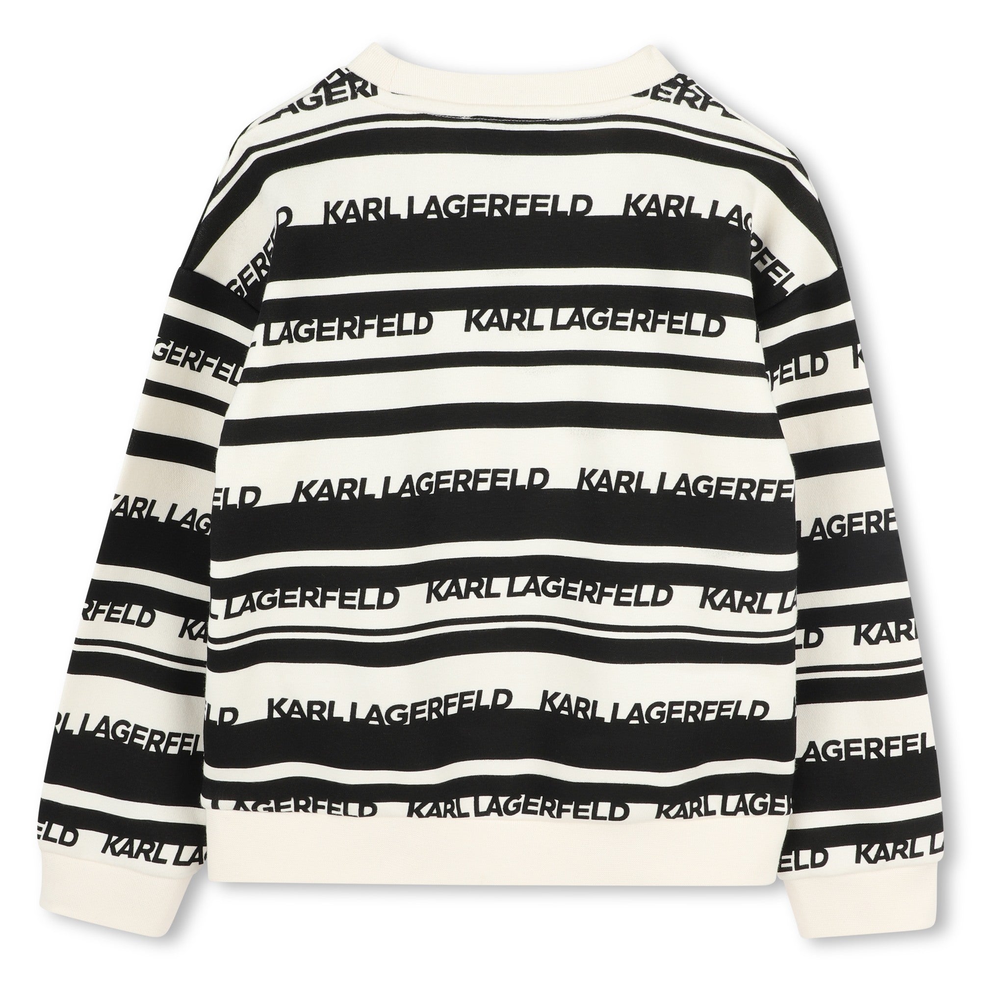 Striped Logo Sweatshirt Karl Lagerfeld Kids