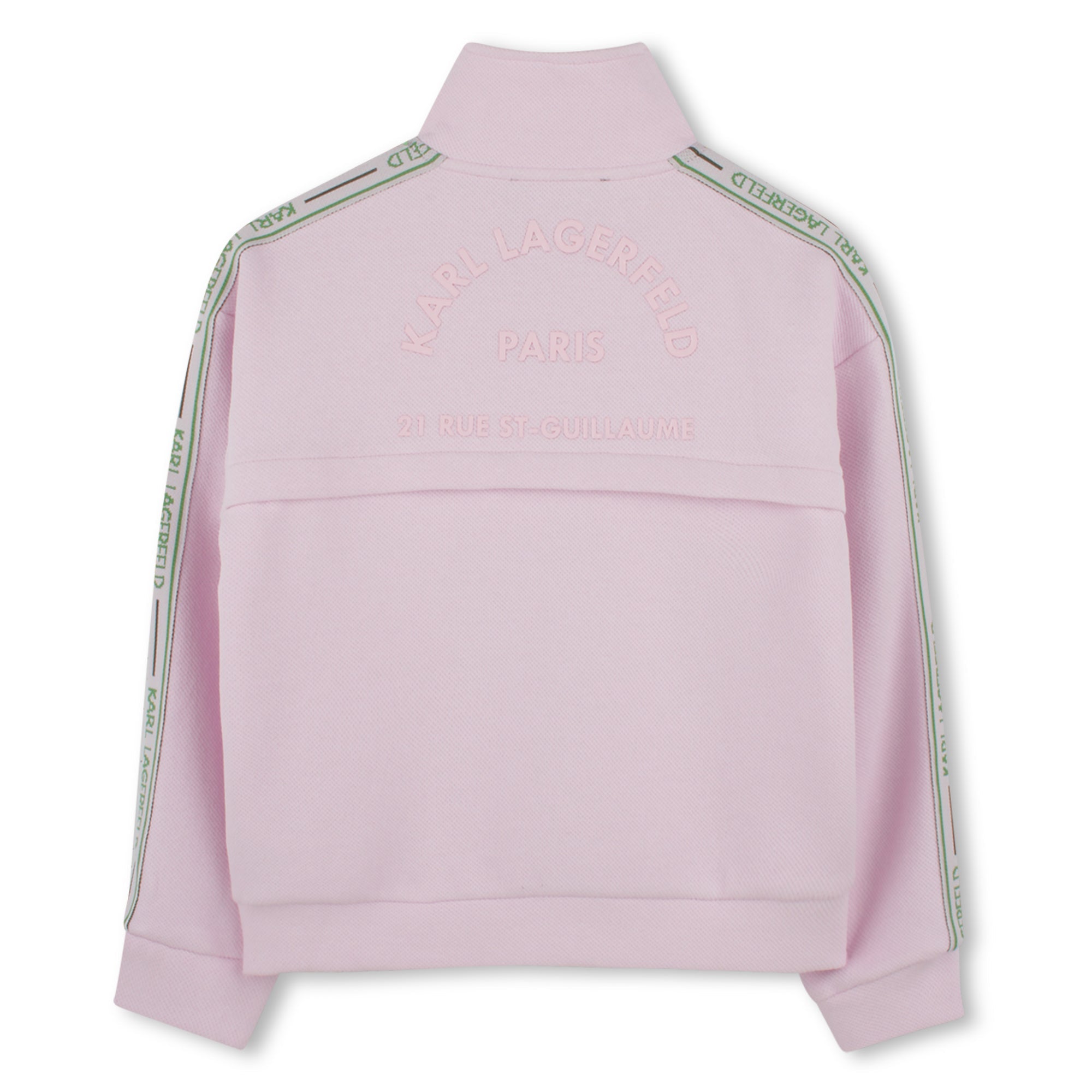Hooded Sweatshirt with Iconic Prints Karl Lagerfeld Kids