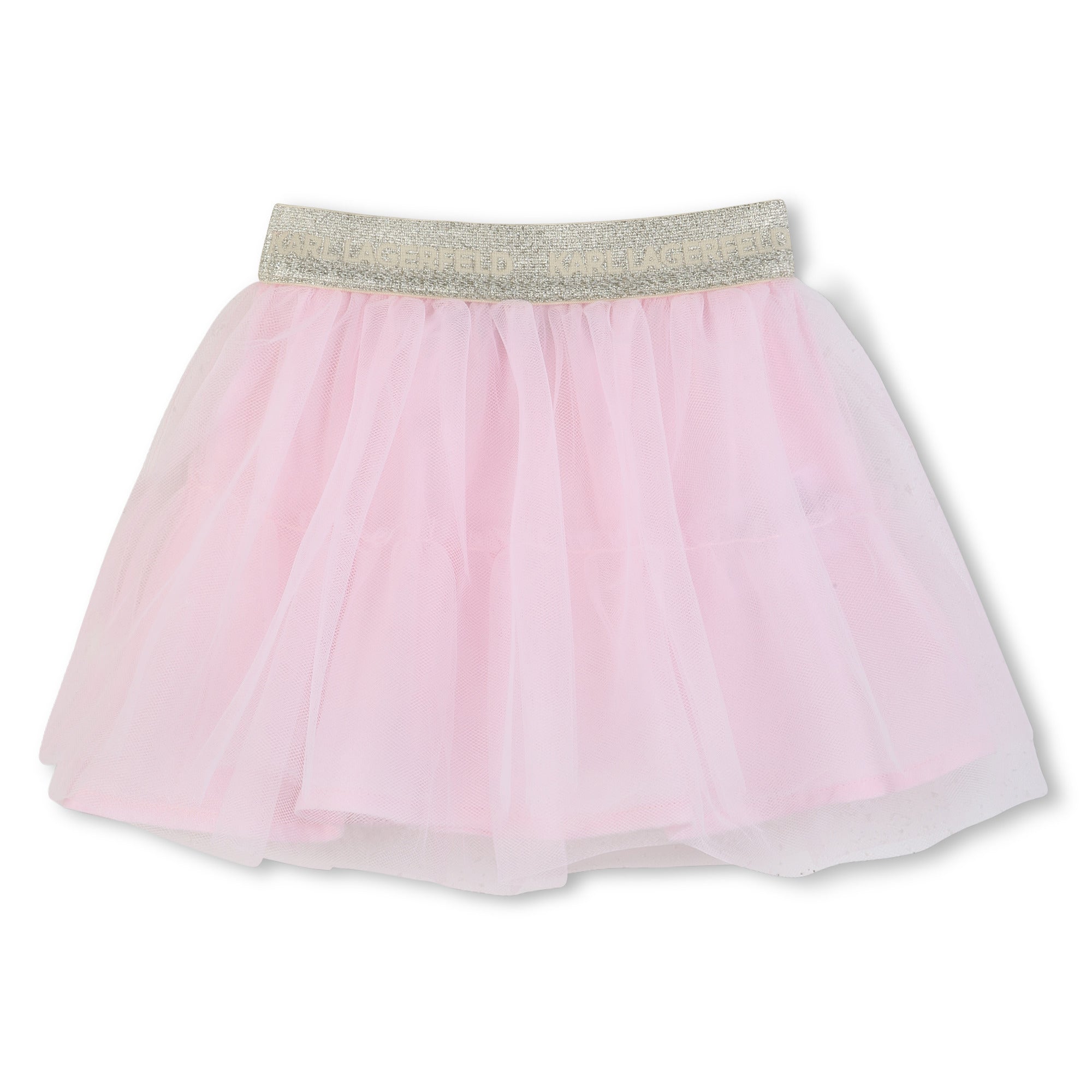 Sweatshirt & Skirt Set in Pale Pink Karl Lagerfeld Kids