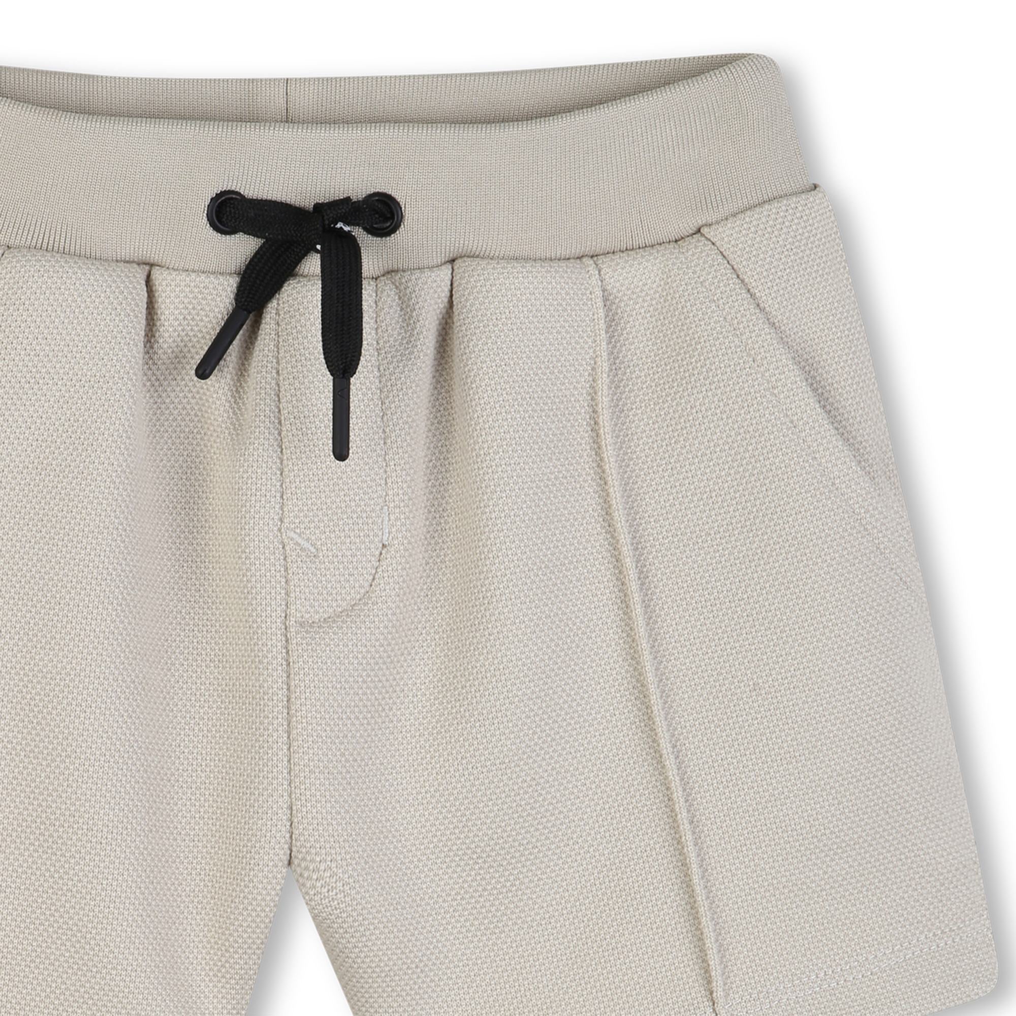 Polo Shirt & Shorts Set in White and Black Karl Lagerfeld Kids