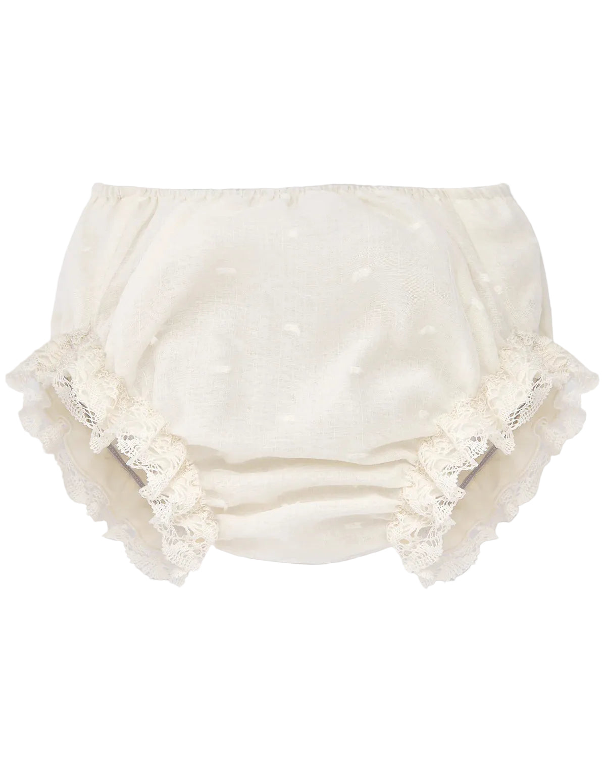 Woven Newborn Knickets Beige Schoolsoutdesignerkidswear