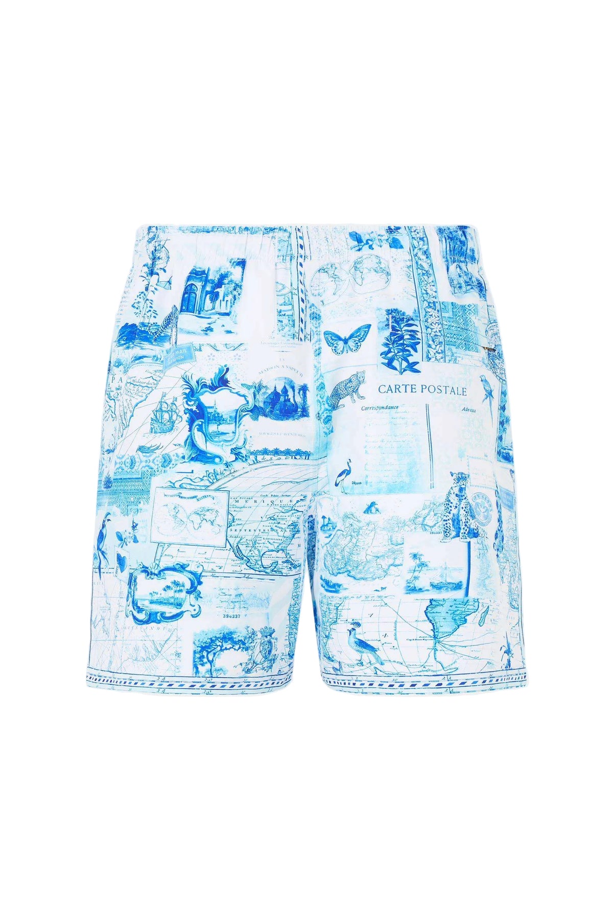 Journal De Voyage Boys Mid Length Boardshort with Elastic Waist