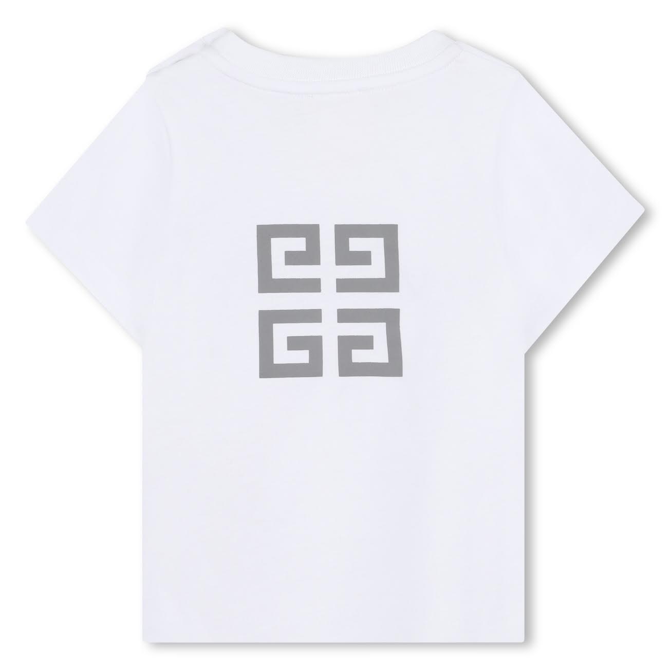 Short Sleeves Tee-Shirt with Shoulder Snap Closure Givenchy