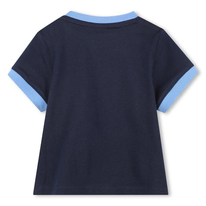 Short Sleeves T-Shirt with Shoulder Snap Fastening Hugo Boss