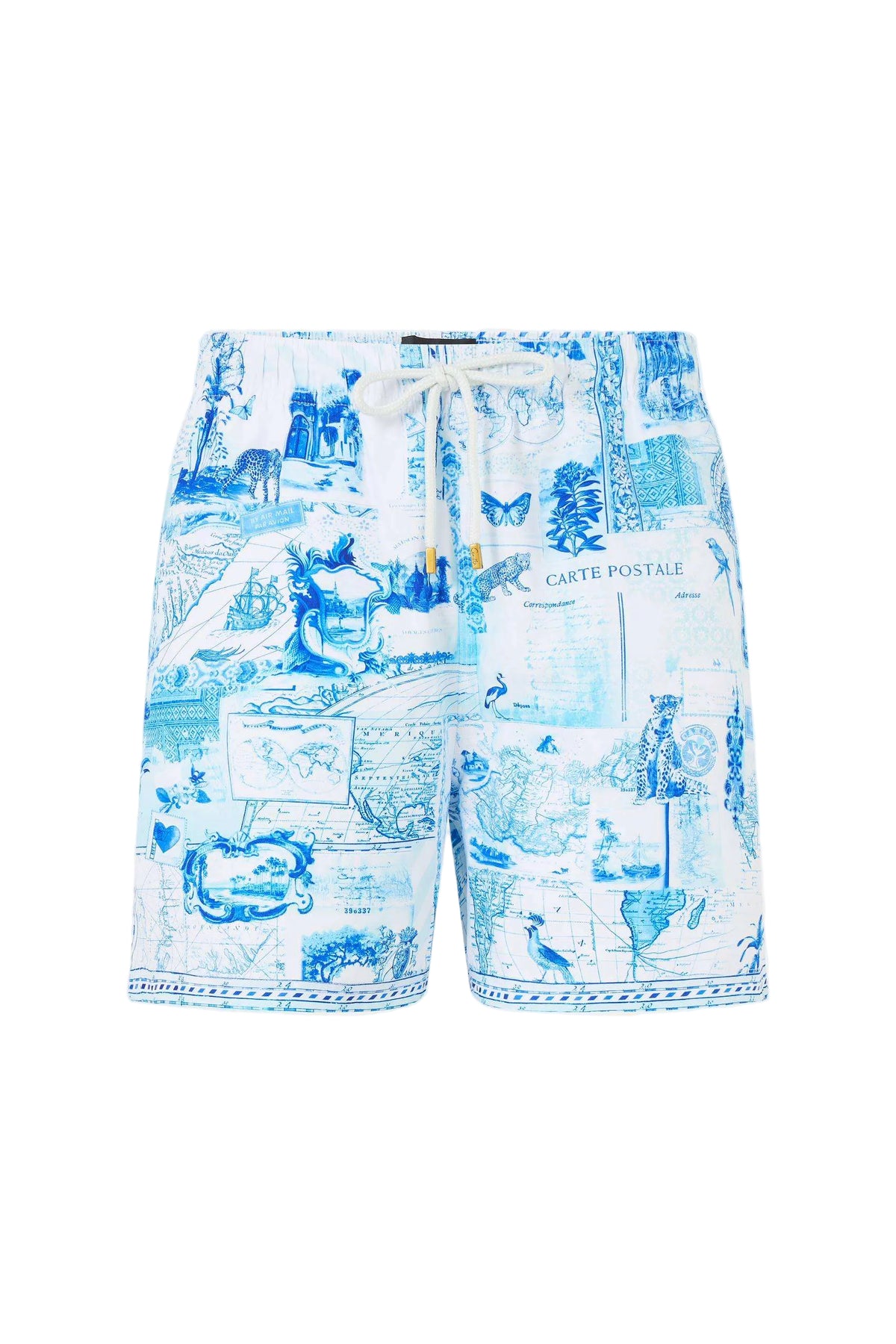 Journal De Voyage Boys Mid Length Boardshort with Elastic Waist