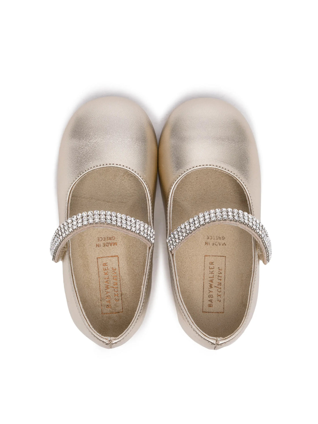 Crystal Embellished Ballerina Shoes Babywalker