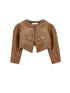 Coated Fabric Bolero With Zip Monnalisa