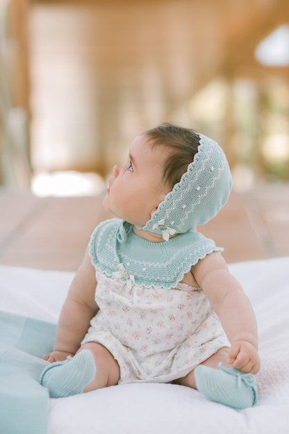 Knit Newborn Bonnet "Iris" Paz Rodriguez