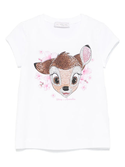 Disney illustration-print T-shirt Monnalisa