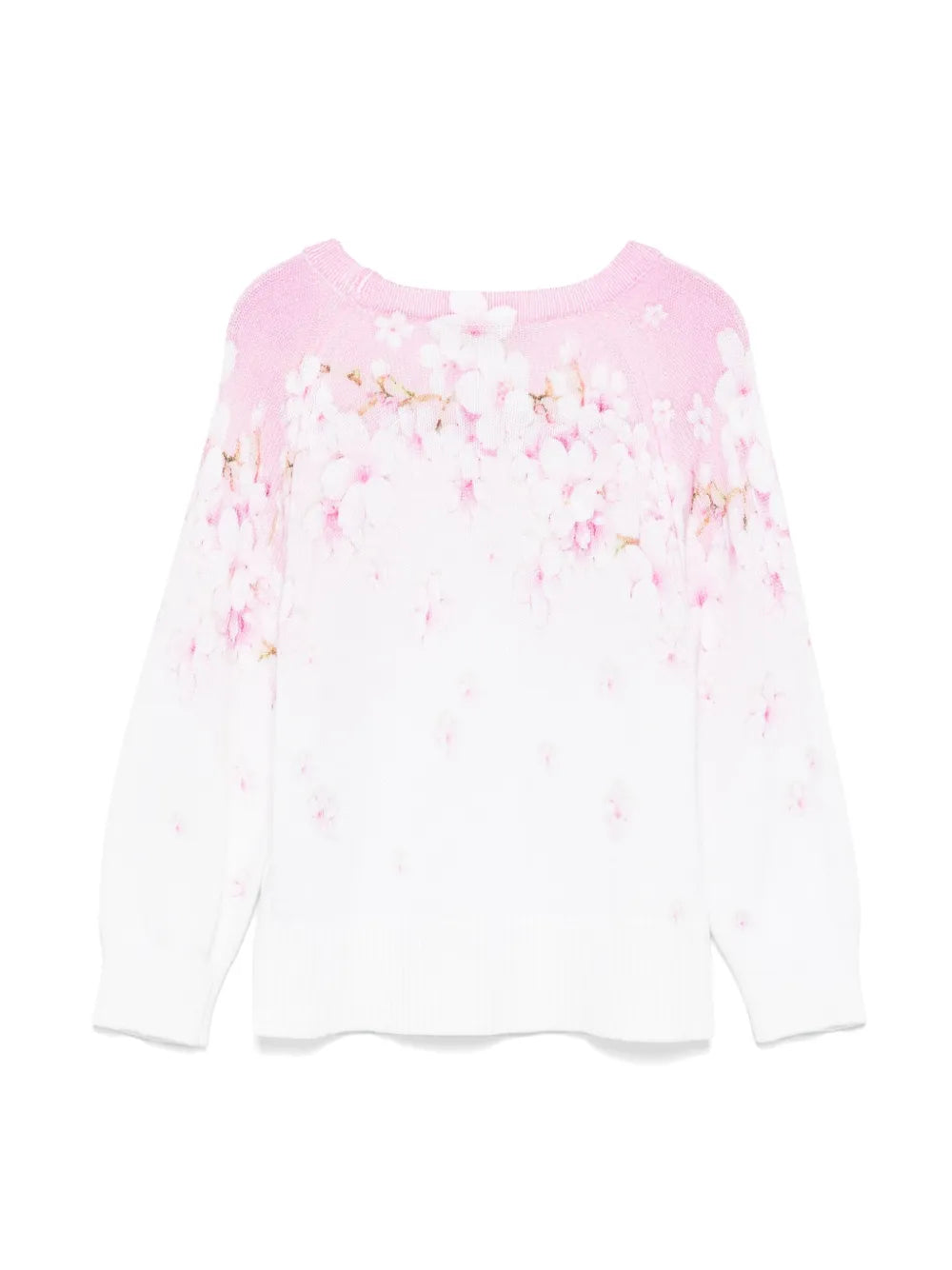 Floral Print Sweater Monnalisa