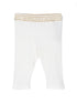 Ribbed Logo-Waist Leggings Balmain