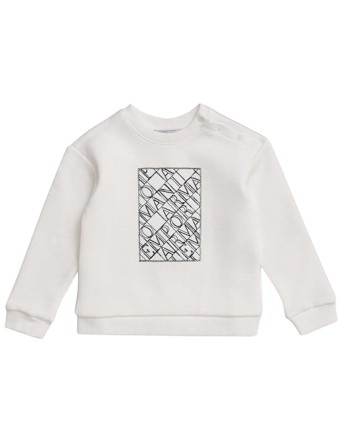 Logo Square Sweat Emporio Armani