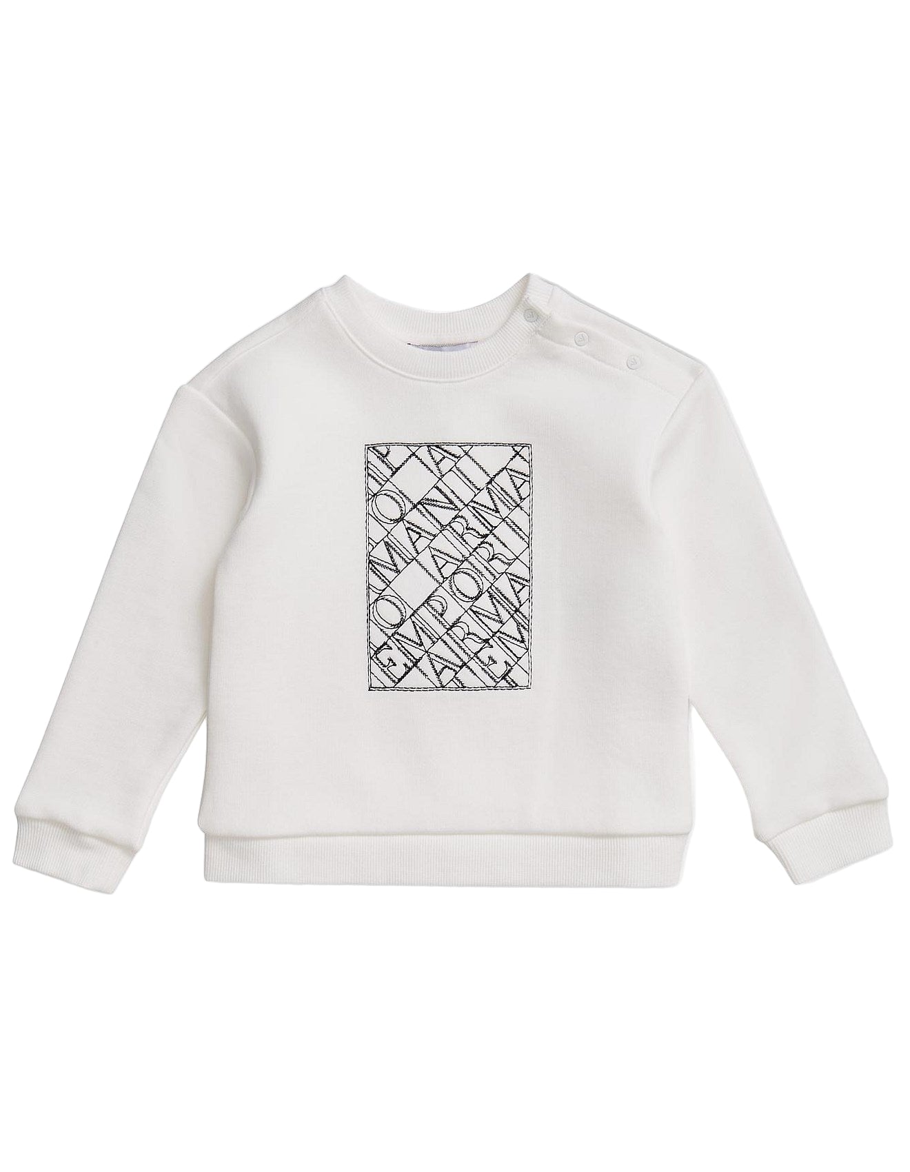 Logo Square Sweat Emporio Armani