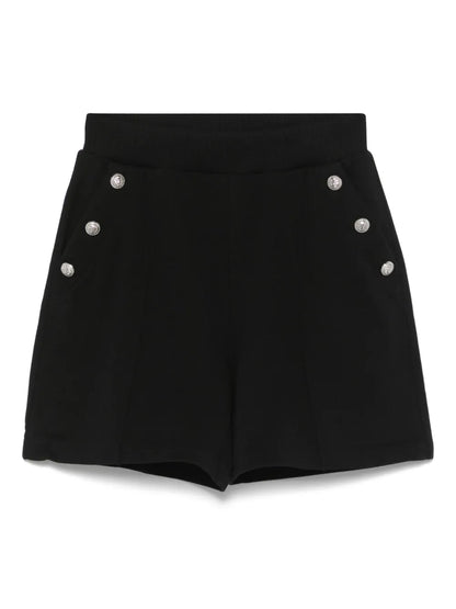 Cotton Short With Logo Buttons Balmain