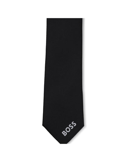 Polyester Jacquard Tie with Adjustable Buckle Hugo Boss