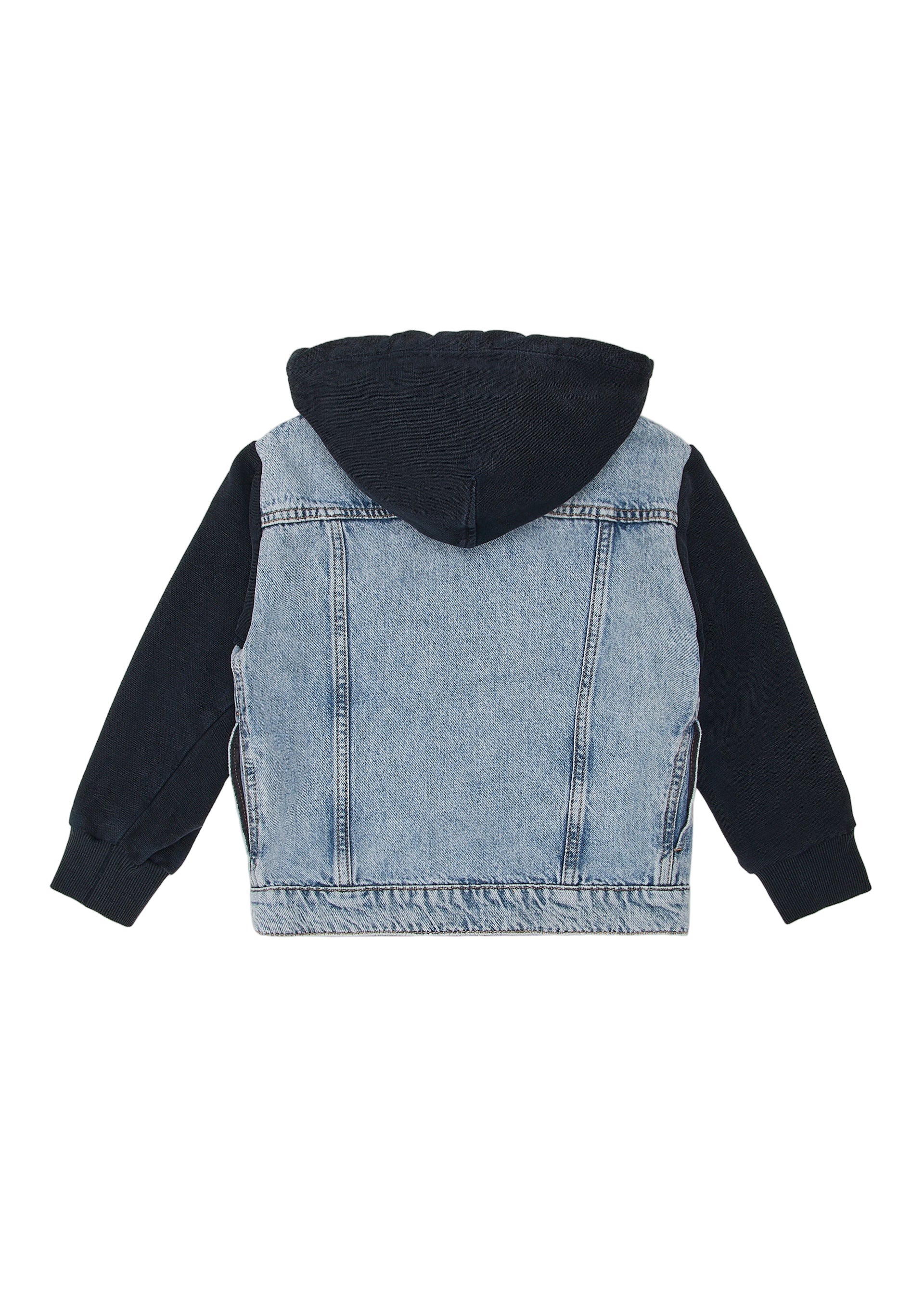 Contrast Denim Wind Breaker Jacket Emporio Armani