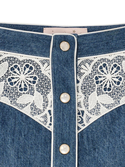 Daisy Lace Skirt Tutu Du Monde