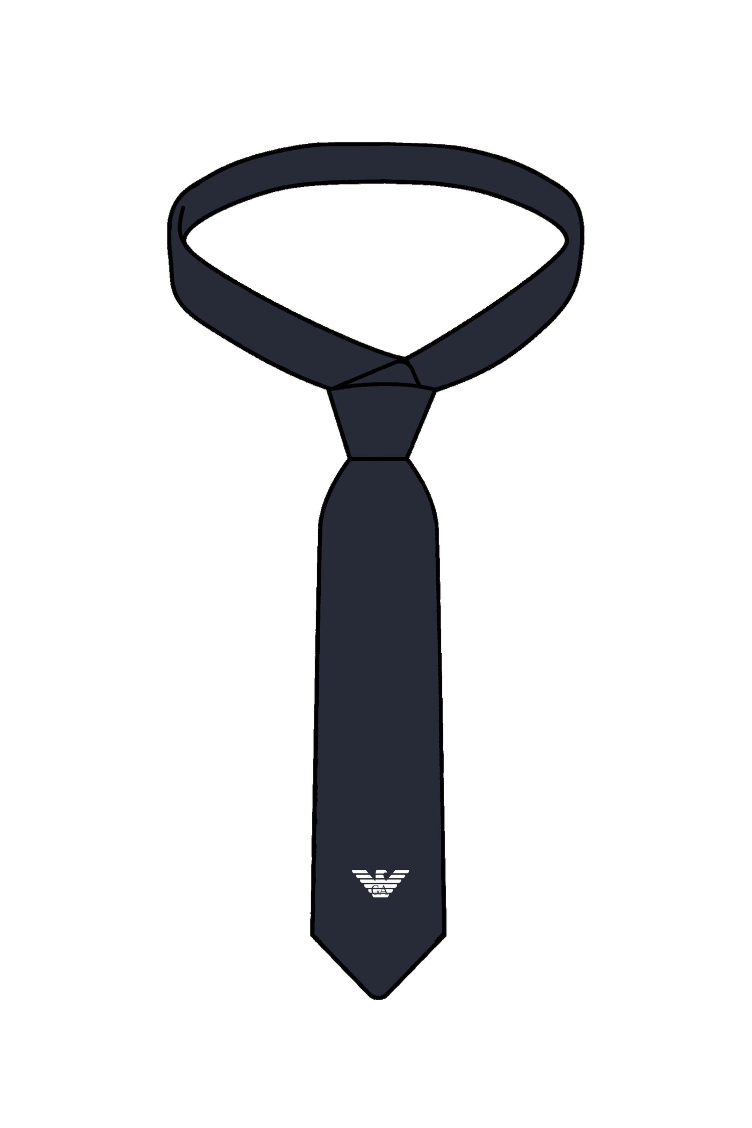 Woven Tie Emporio Armani
