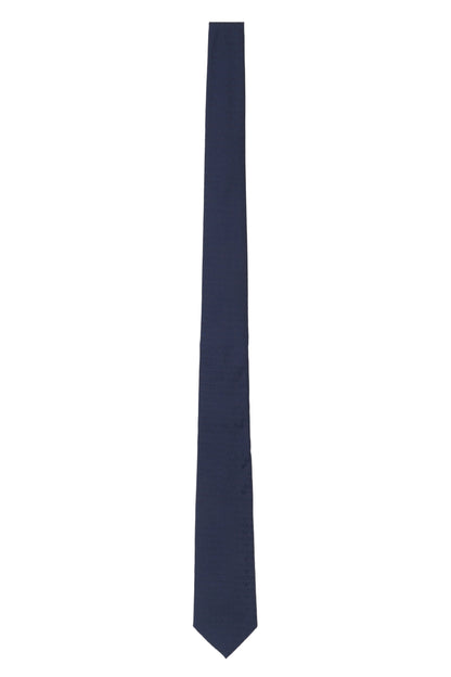 Silk Woven Tie Emporio Armani