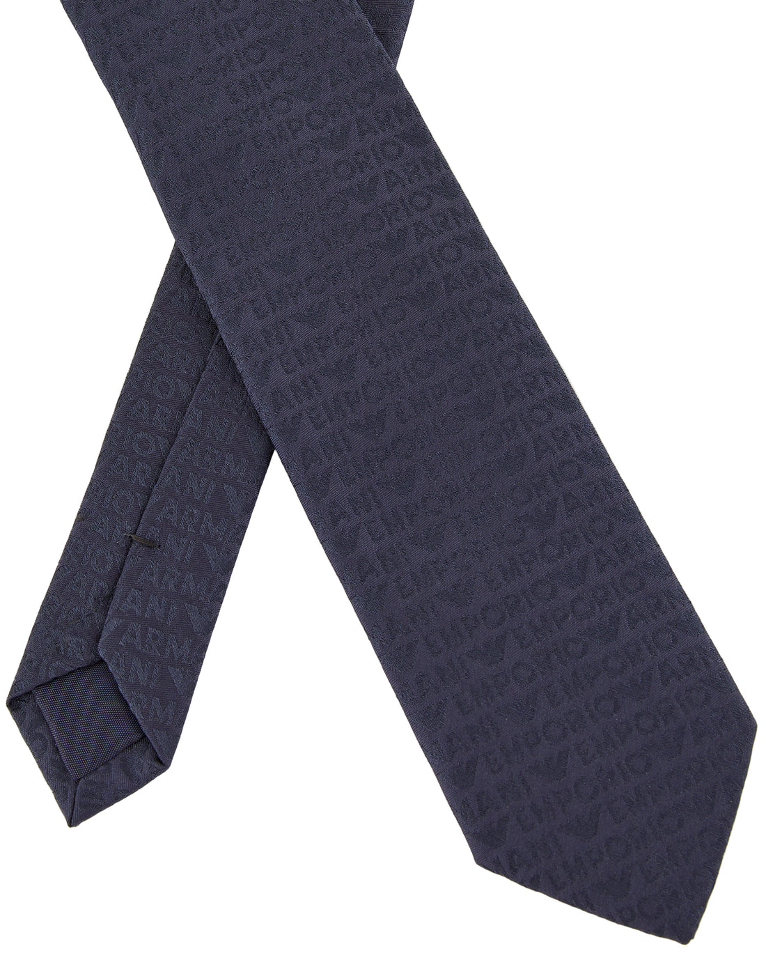 Silk Woven Tie Emporio Armani