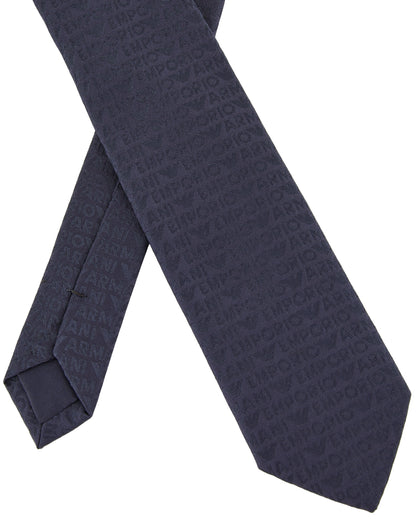 Silk Woven Tie Emporio Armani