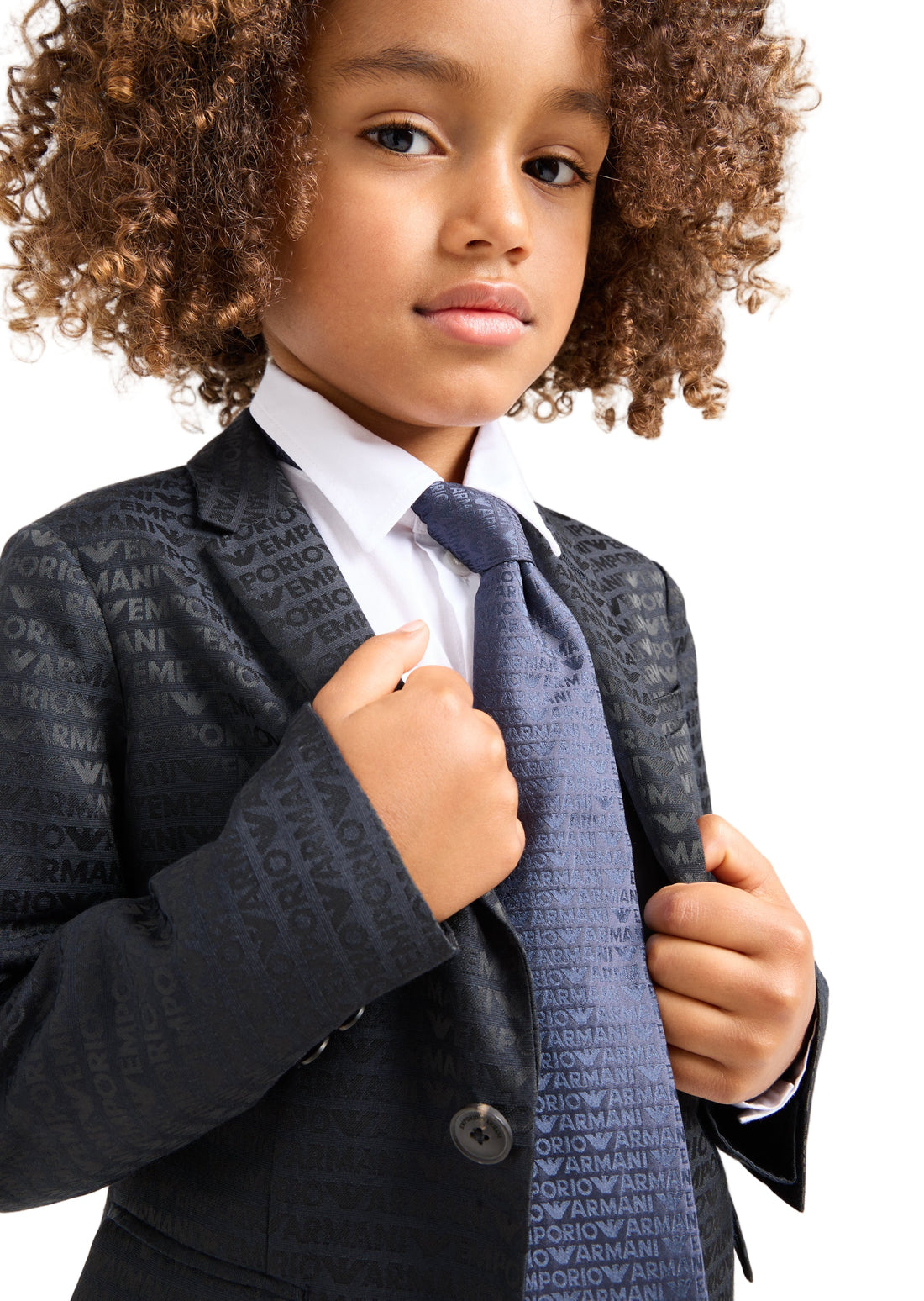 Silk Woven Tie Emporio Armani