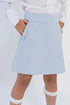 Skylar Skirt – Textured Crepe with Pearl Detailing Little Lady Empire