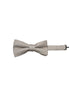 Beige Linen Bow Tie Siene