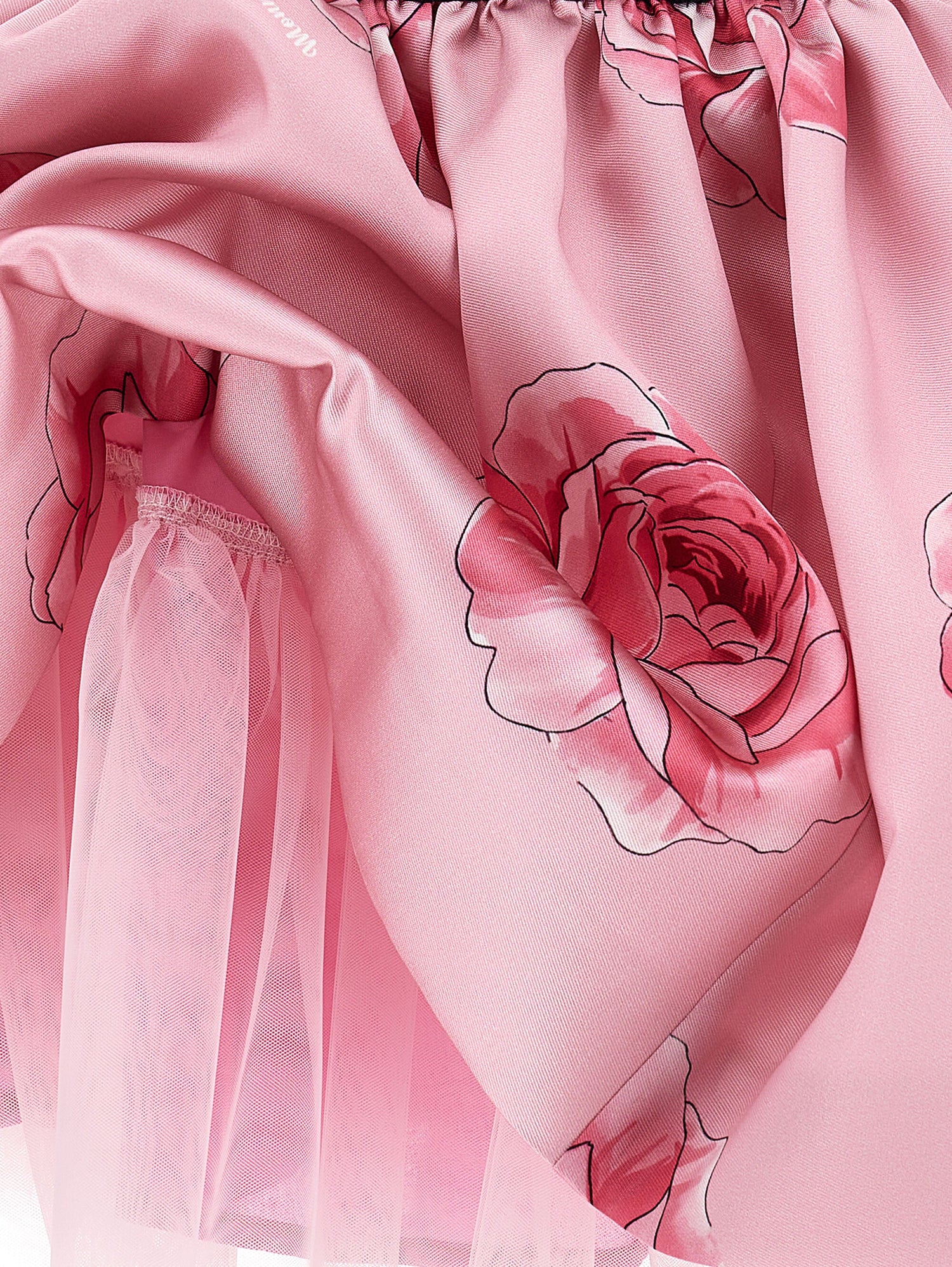 Pink Mikado Skirt Monnalisa