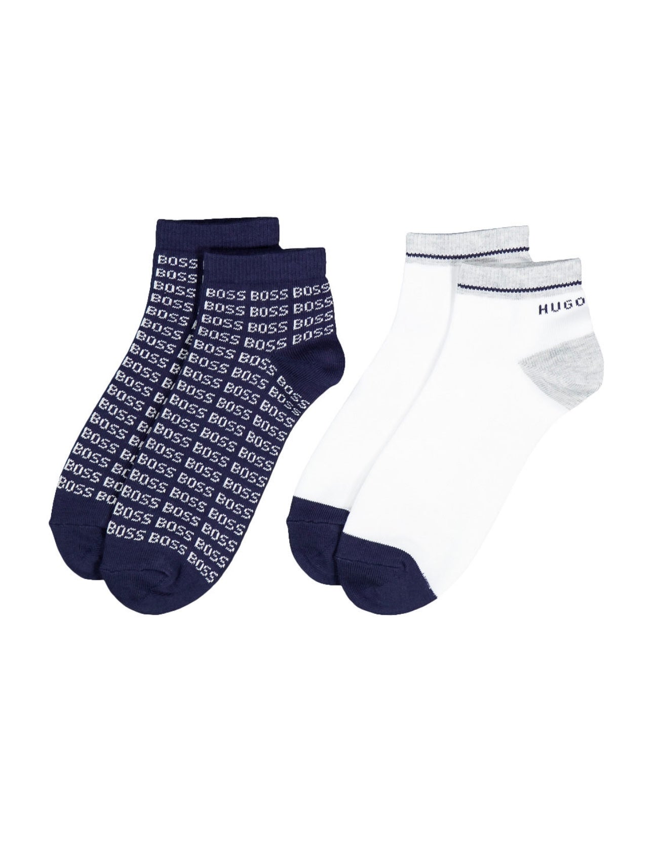 Double Pack Logo Socks Hugo Boss