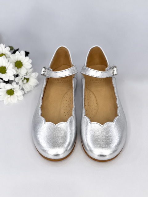 Josephine Mary Jane Metallic Silver