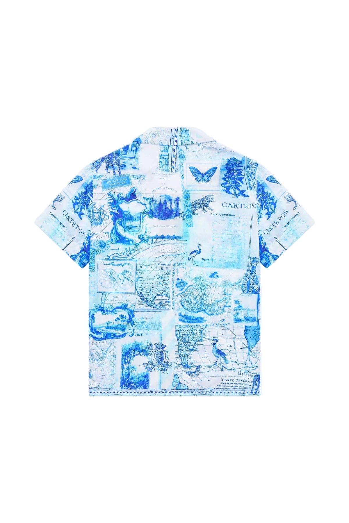 Journal De Voyage Boys Short Sleeve Camp Collared Shirt