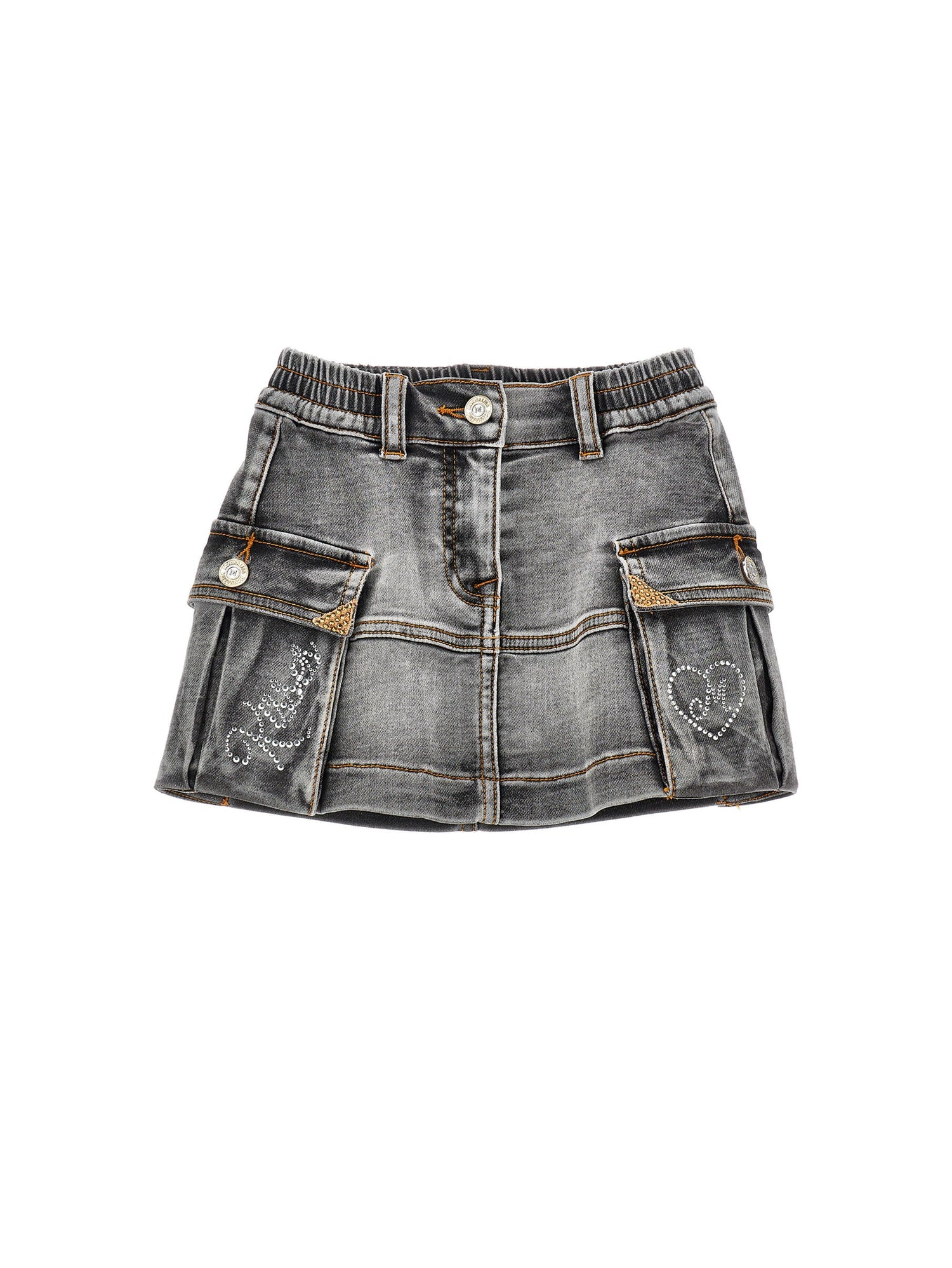 Mini Cargo Fleece Skirt Monnalisa