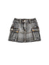 Mini Cargo Fleece Skirt Monnalisa