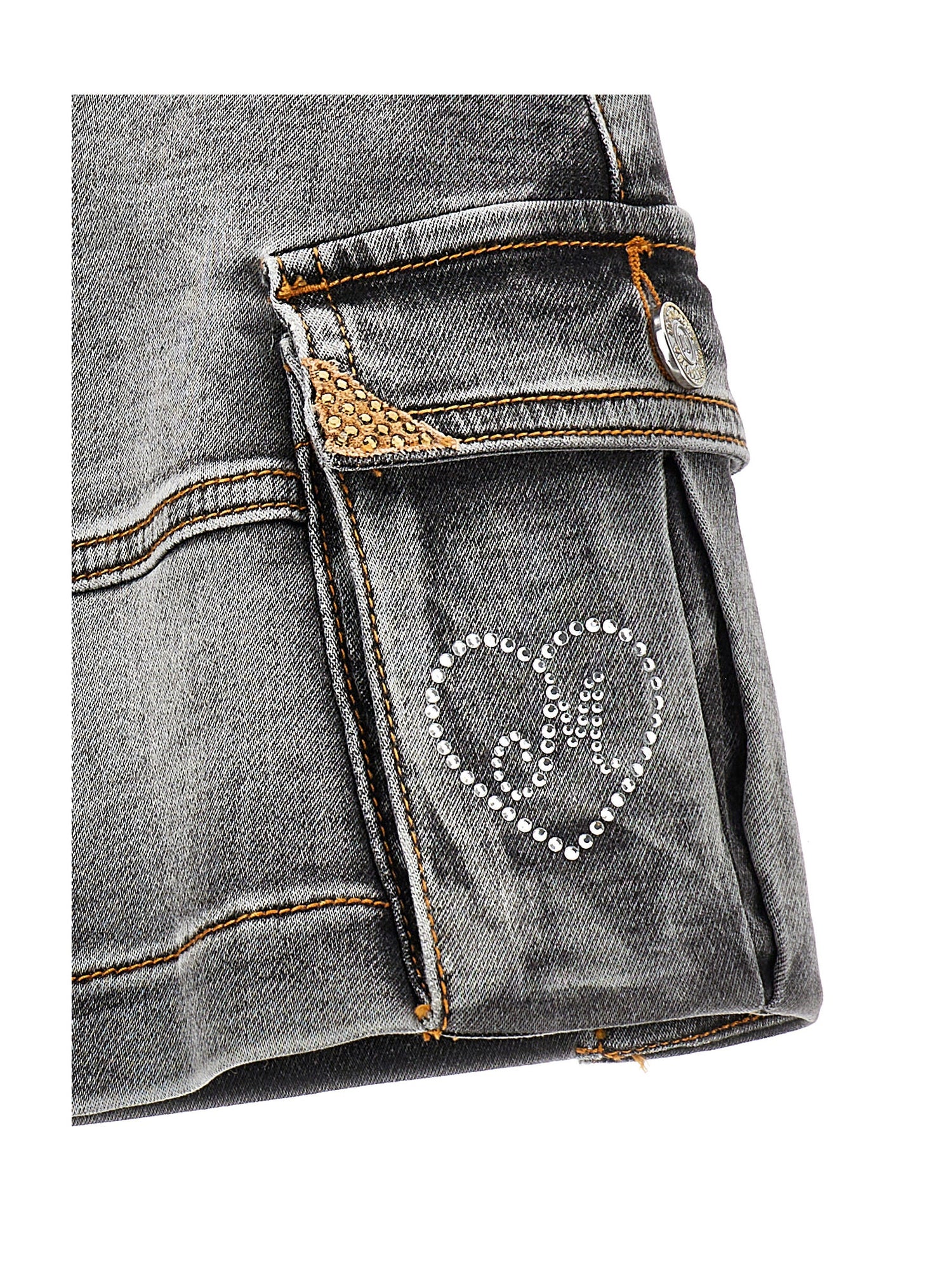 Mini Cargo Fleece Skirt Monnalisa