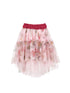 Garden Print Tulle Skirt Monnalisa