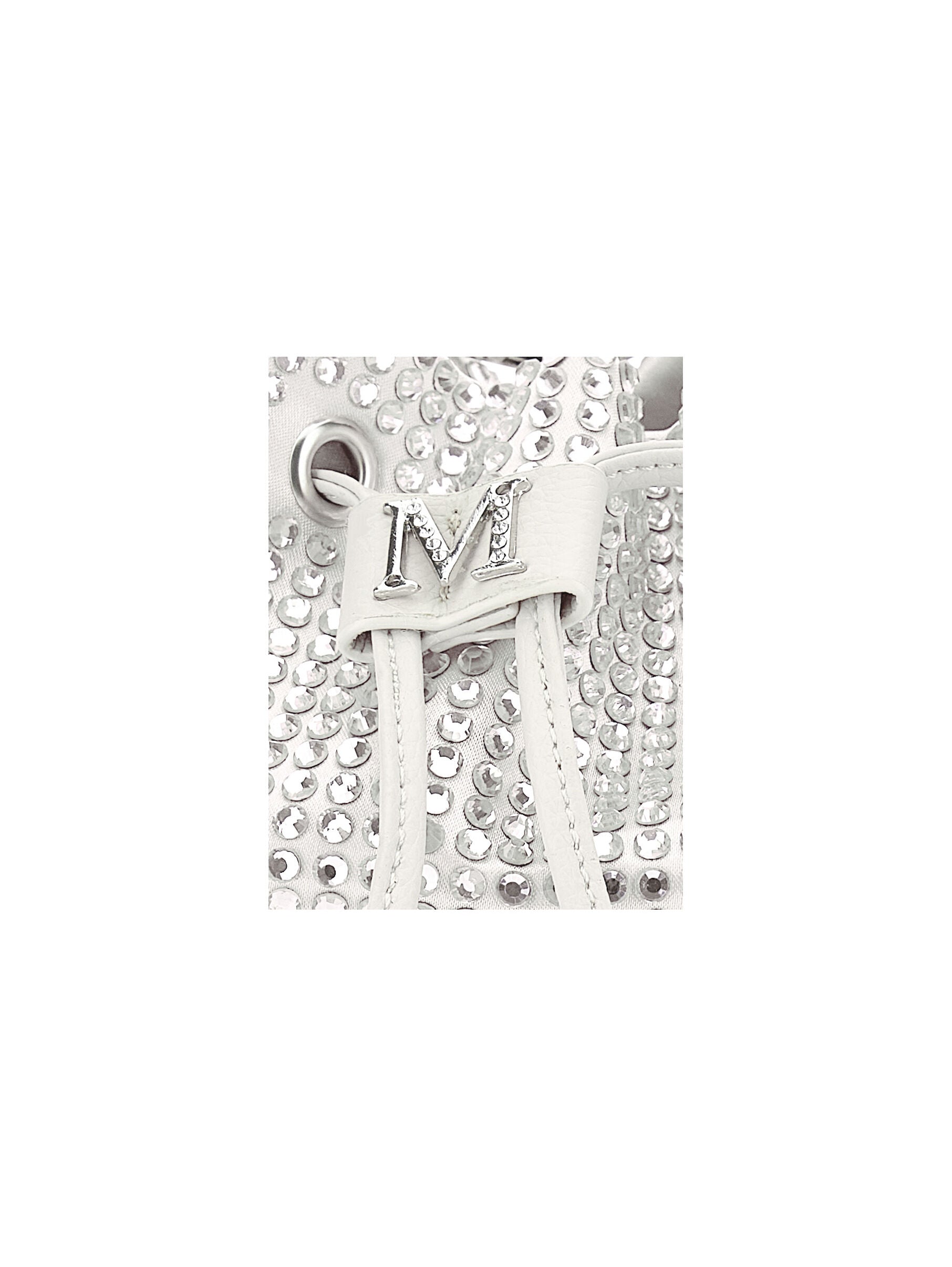 Rhinestone bucket coated fabric Monnalisa
