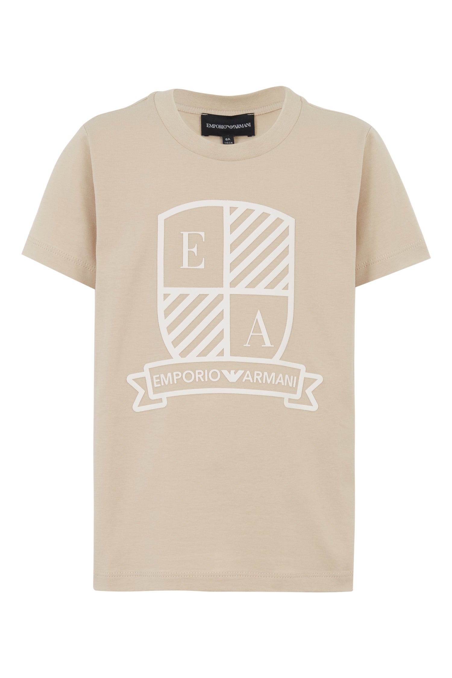 Oxford Tan &amp; White T-Shirt Set Emporio Armani