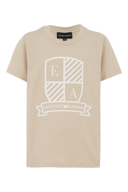 Oxford Tan &amp; White T-Shirt Set Emporio Armani