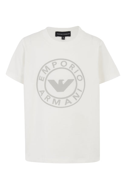 Oxford Tan &amp; White T-Shirt Set Emporio Armani