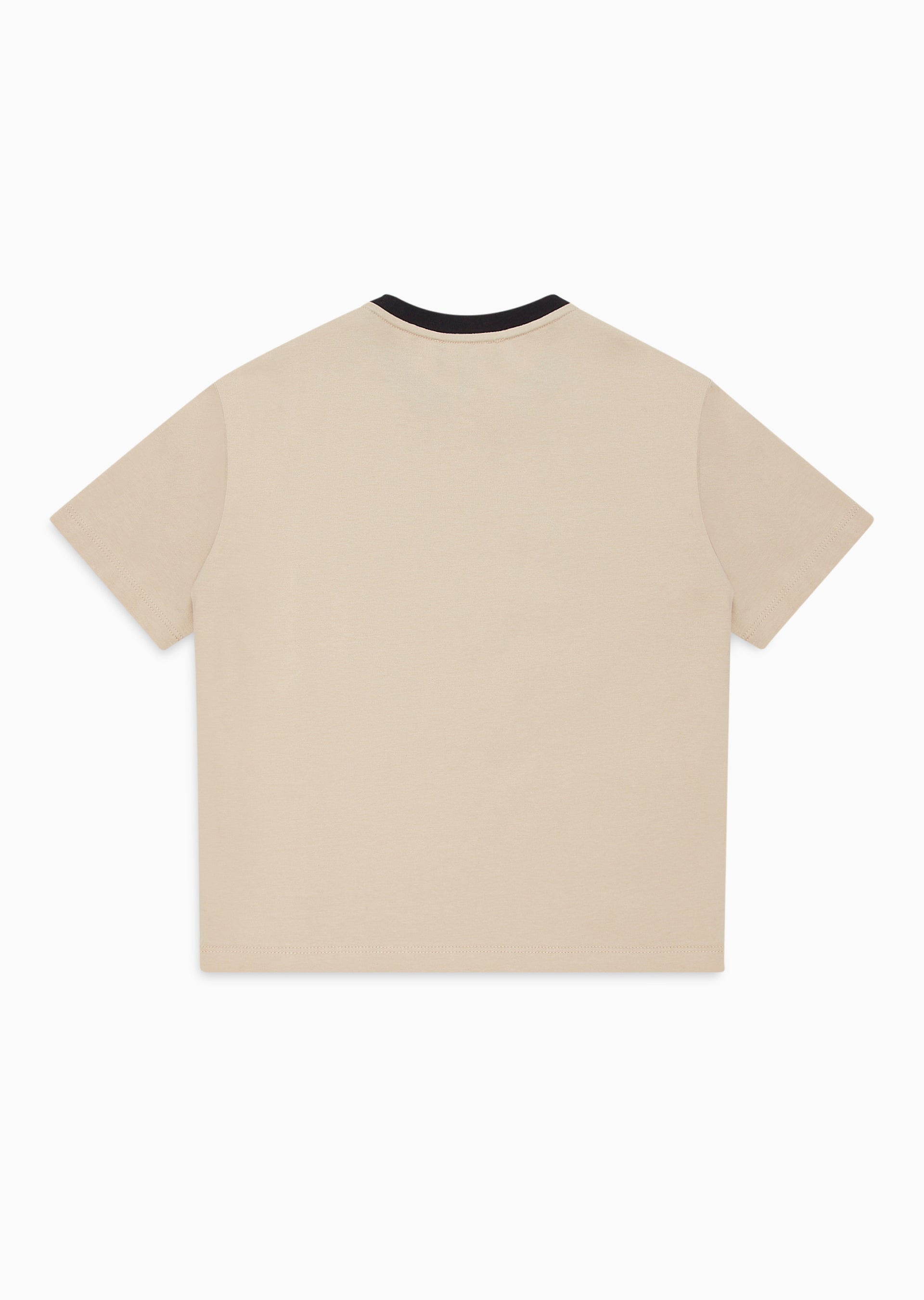 Logo T-Shirt - Oxford Tan &amp; Blu Navy Emporio Armani