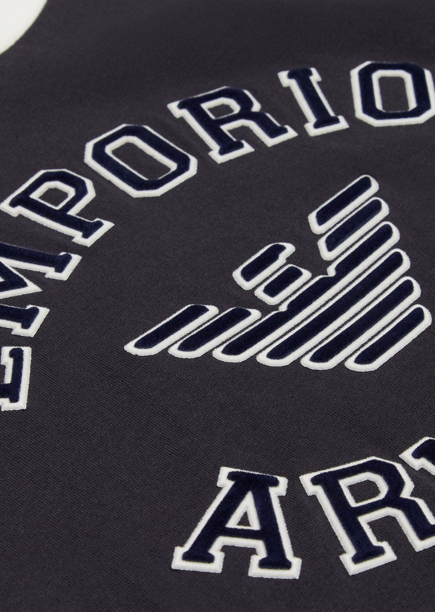 Logo T-Shirt - Oxford Tan &amp; Blu Navy Emporio Armani