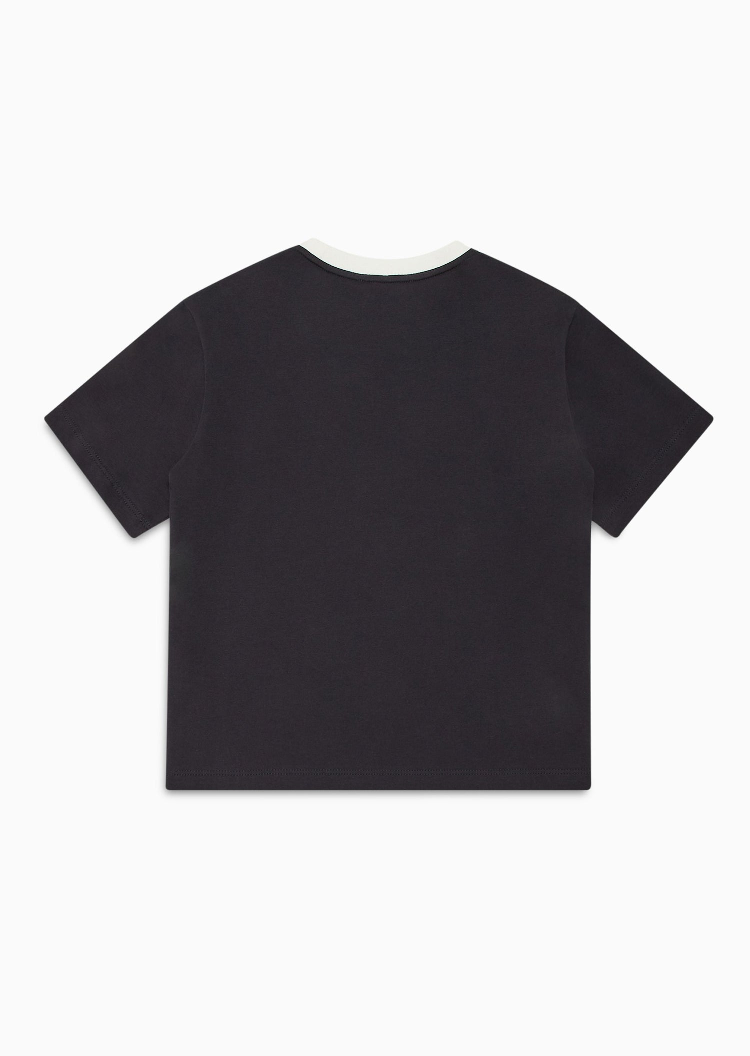 Logo T-Shirt - Oxford Tan &amp; Blu Navy Emporio Armani