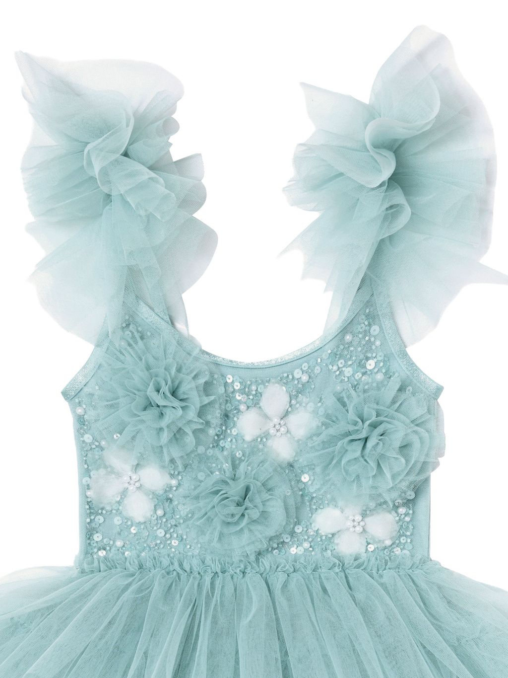 Bebe Alpine Angel Tutu Dress Sterling Blue Schoolsoutdesignerkidswear