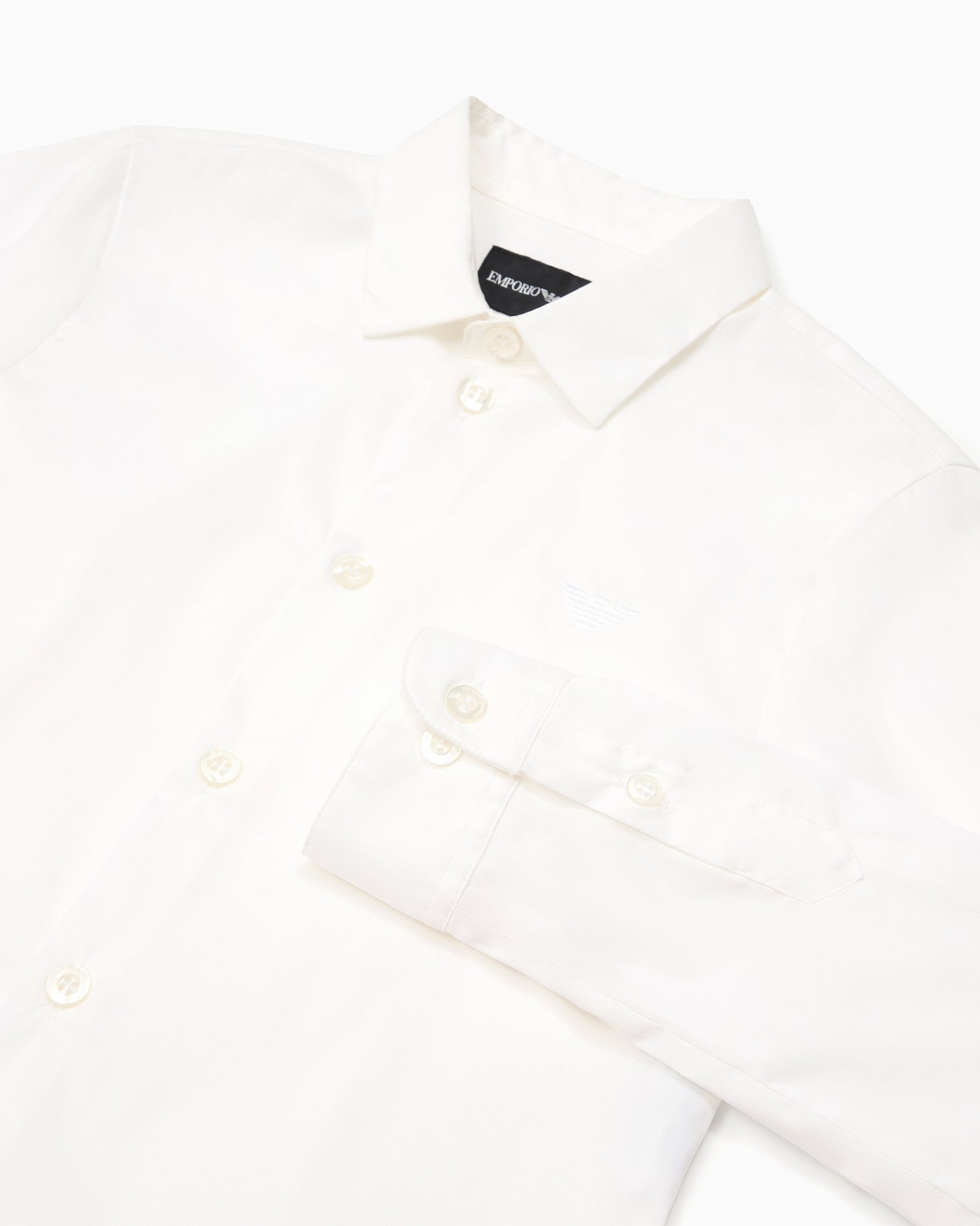 Classic Long-Sleeve Button-Up Shirt Emporio Armani
