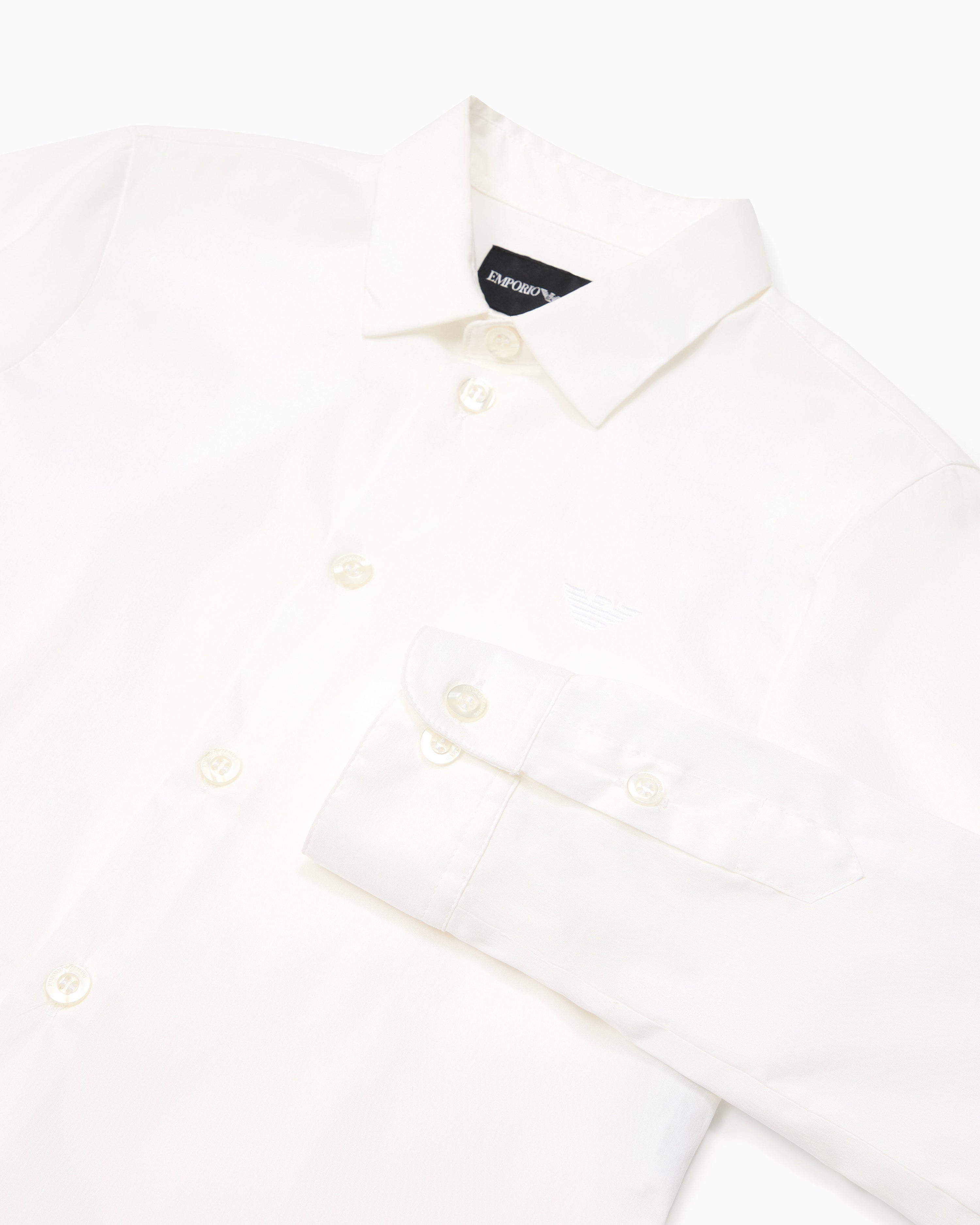 Classic Long-Sleeve Button-Up Shirt Emporio Armani