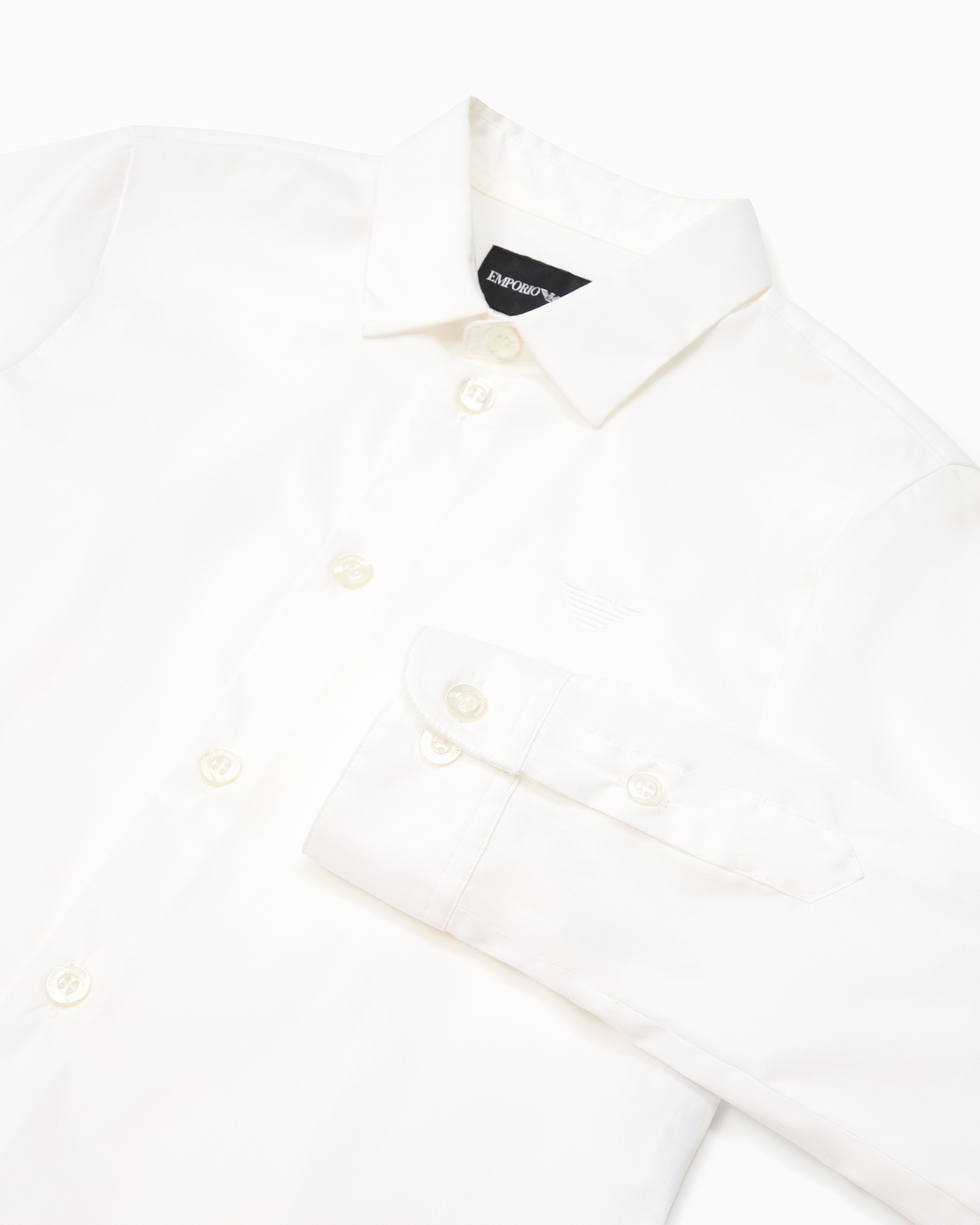 Classic Long-Sleeve Button-Up Shirt Emporio Armani