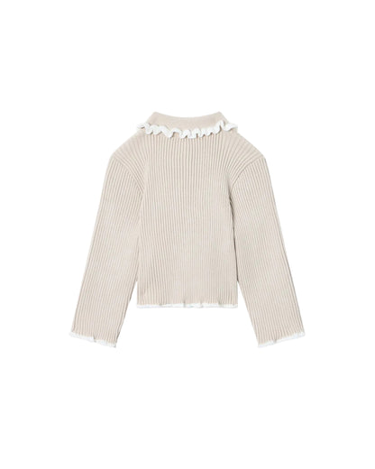 Ribbed Knit Cardigan Emporio Armani