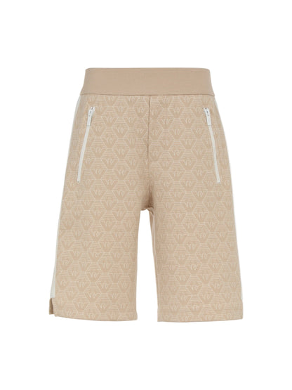 Monogram Bermuda Shorts – Soft Sand Emporio Armani