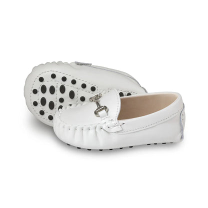 Lucca White Baby Loafers Oscars For Kids